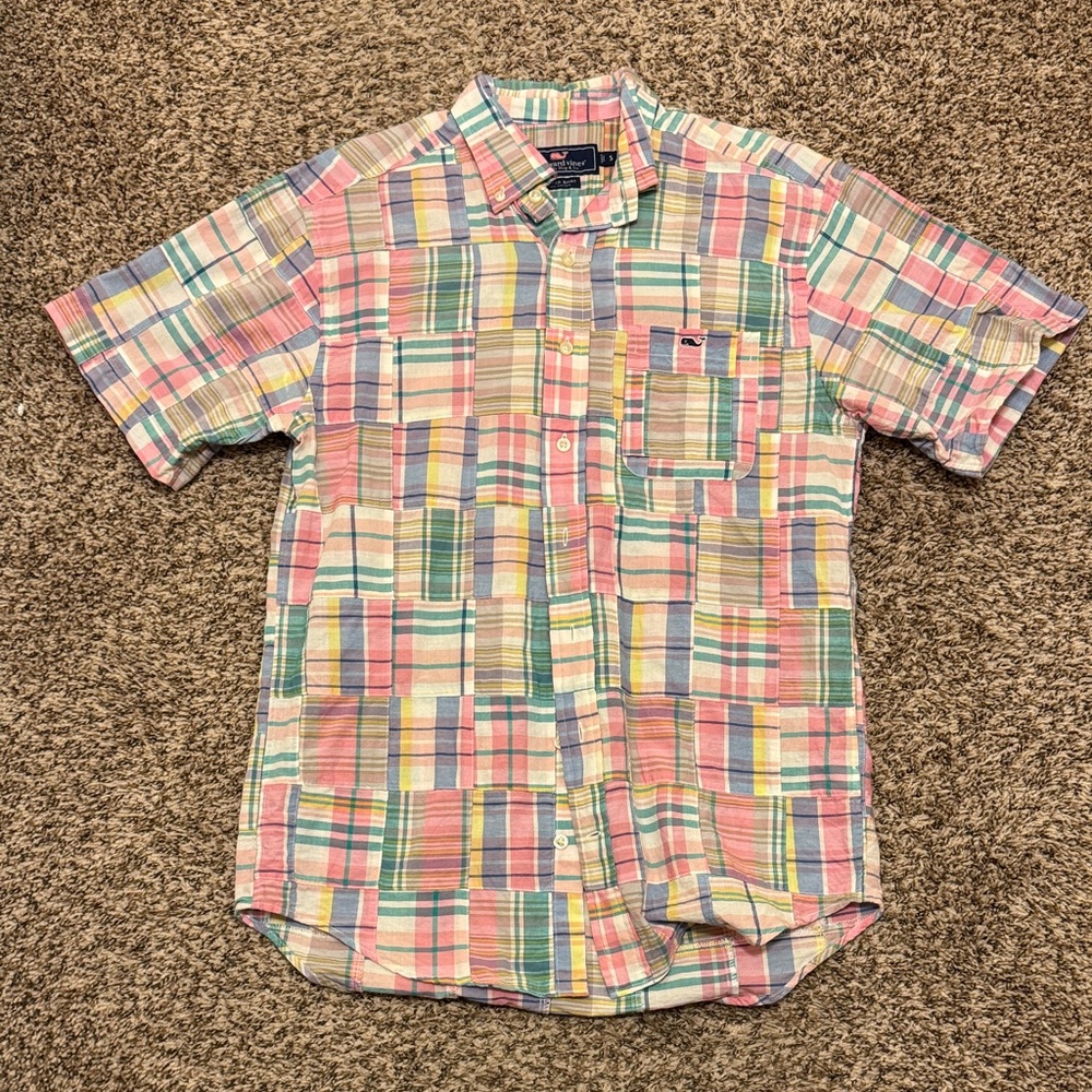 Vineyard Vines Multicolor Plaid Button Down Shirt